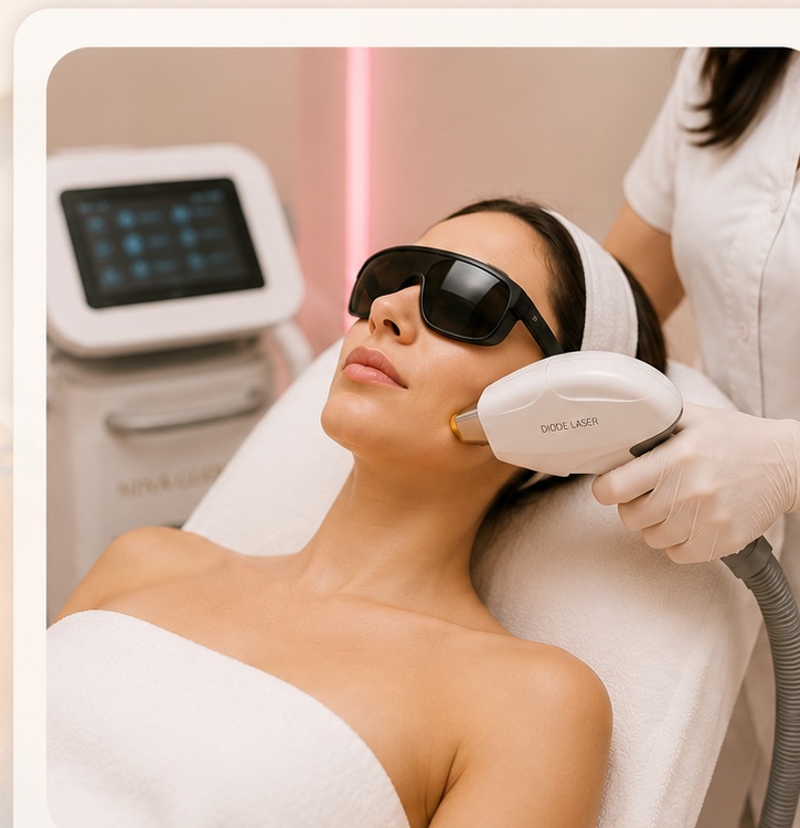 Trattamento laser estetico Nina Glow Beauty Skin